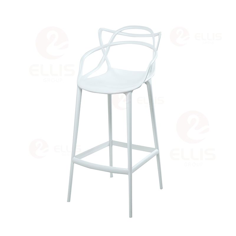 Barstool White Plastics PC1062B-2