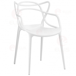 Dining Chair White Plastics PC1062-1