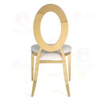 Dinng Chair White Gold Metal  SC2002