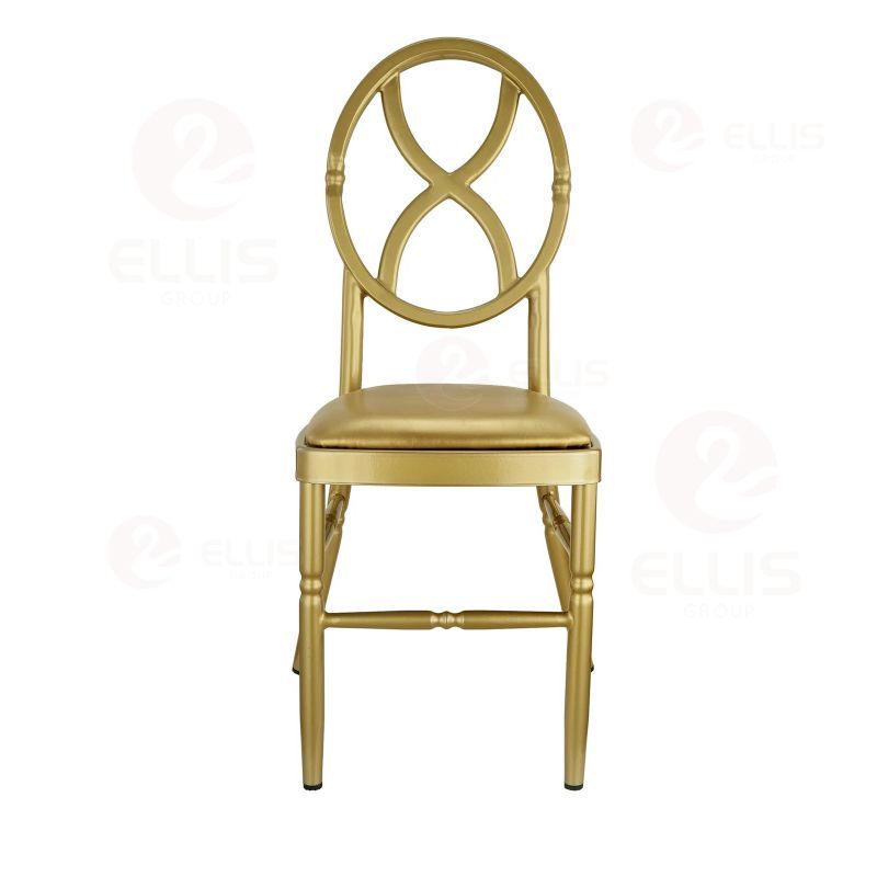 Dinng Chair Gold With Cushion Metal SC2005-1