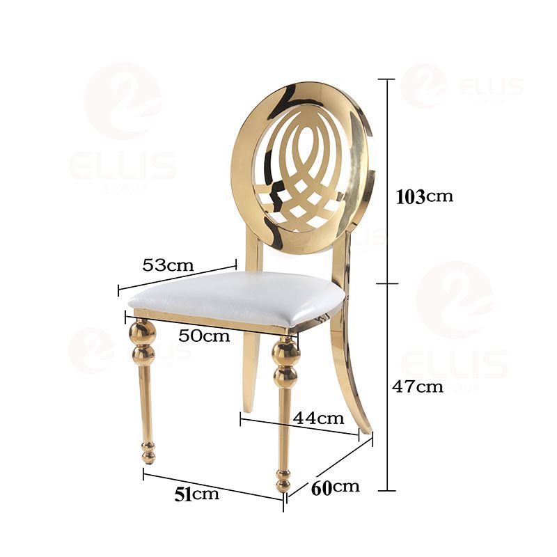 Gold Dinng Chair Metal SC2006