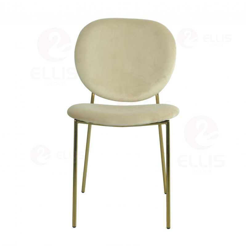 Beige Metal Dinng Chair SC2016