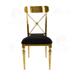 Black Gold Metal Dinng Chair SC2058-2