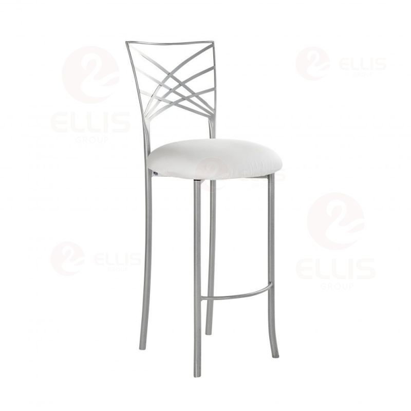 Black White Metal Barstool SC2037B-4