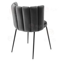 Black Metal Dinng Chair SC2070