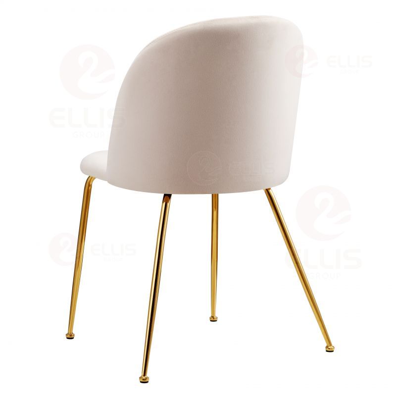 Light Pink Metal Dinng Chair SC2057