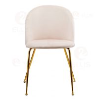 Light Pink Metal Dinng Chair SC2057