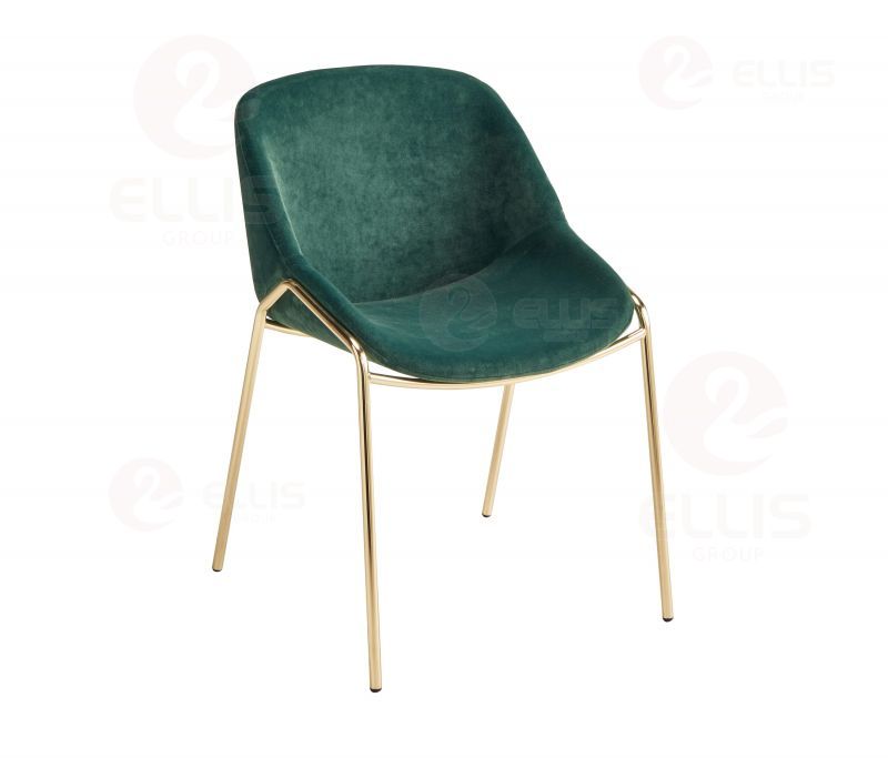 Dark Green Metal Dinng Chair SC2047