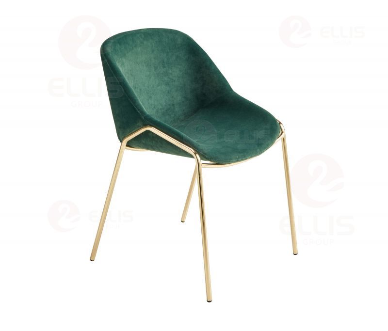 Dark Green Metal Dinng Chair SC2047