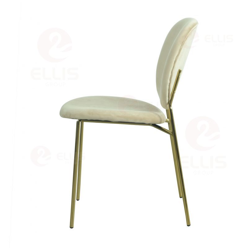 Beige Metal Dinng Chair SC2016