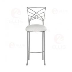 White Metal Barstool SC2037B-3