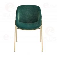 Dark Green Metal Dinng Chair SC2047