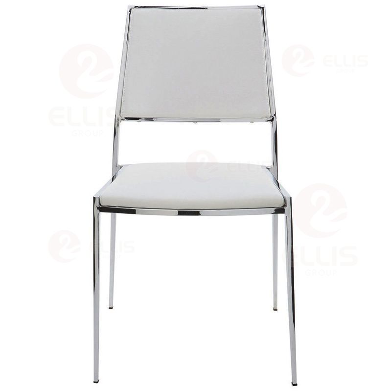 Dining Chair Metal White SC2040