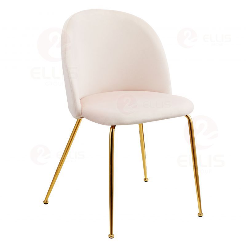 Light Pink Metal Dinng Chair SC2057