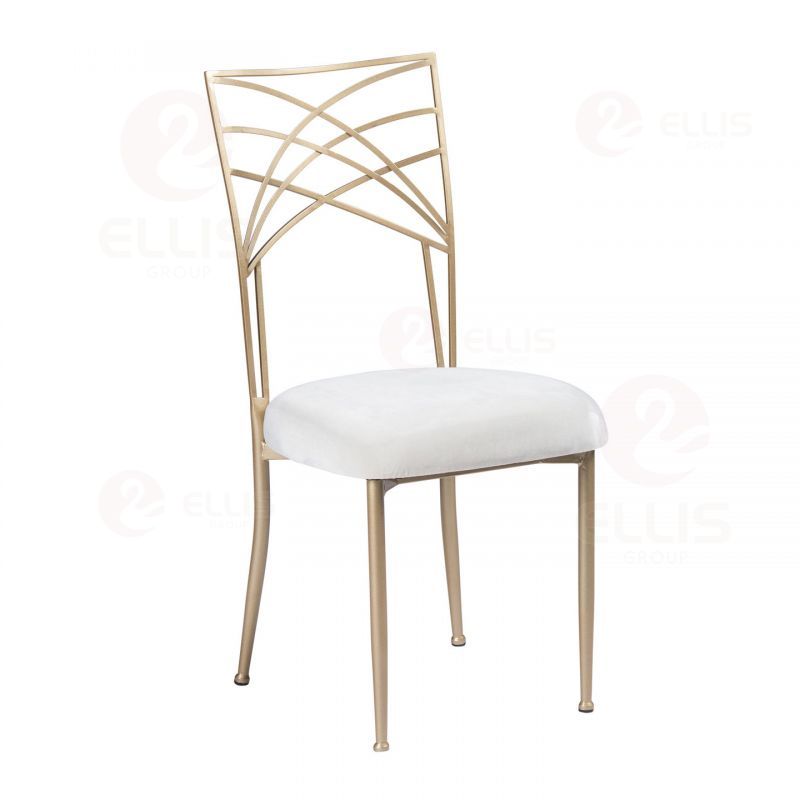 White Metal Dinng Chair SC2037