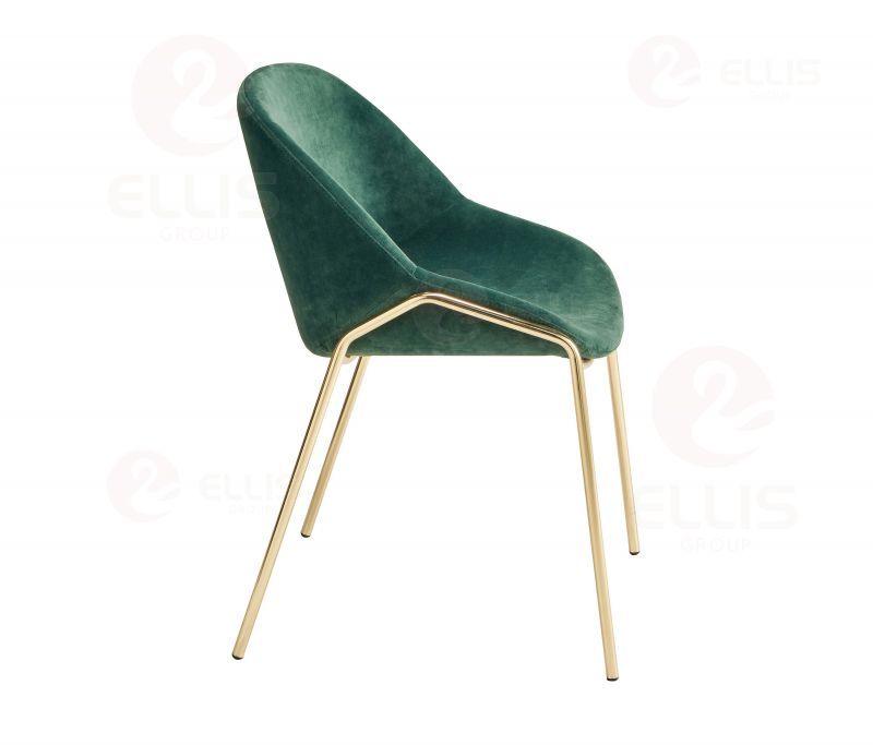 Dark Green Metal Dinng Chair SC2047