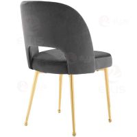 Black Metal Dinng Chair SC2030