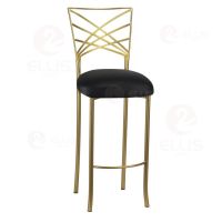 Black White Metal Barstool SC2037B-4