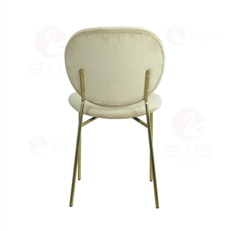 Beige Metal Dinng Chair SC2016