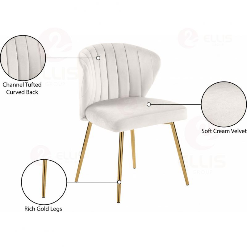 White Metal Dinng Chair SC2051