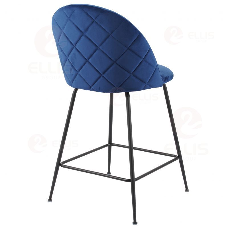 Dark Blue Metal Barstool SC2057B