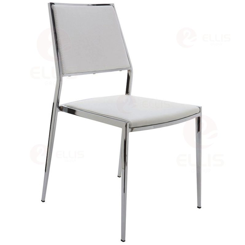 Dining Chair Metal White SC2040